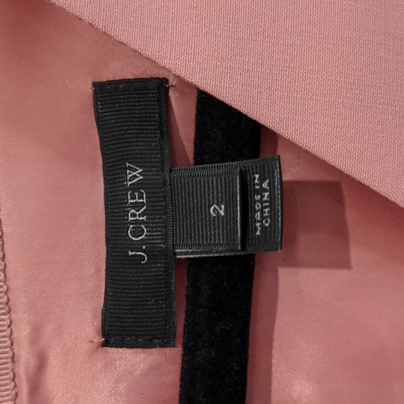 Wool JCrew sheath dress with sleeves in blush color- size 2 - Picture 2 of 7